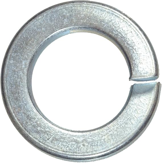 Hillman Split Lock Washers, 1/4in, 100 Pack, Zinc
