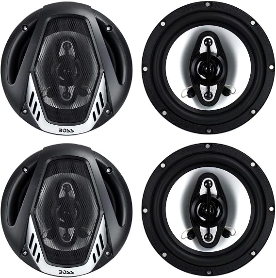 BOSS Audio Systems 6.5" Full Range Car Audio Coaxial Speaker, 2 Pairs