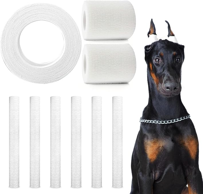 Doberman Ear Posting Kit Ear Care Stand Up Support Tape for Pinscher Dogs