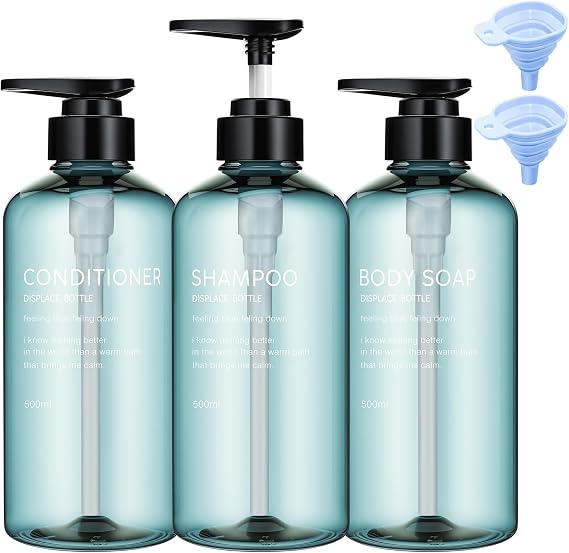 Invalidism 2Pcs Pump Bottle Dispenser 35oz Refillable Pump Bottles