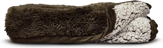 PET Parents PAWTECT Blanket Waterproof Premium Dog, CAT, and Puppy Blanket, Chocolate, SMAL