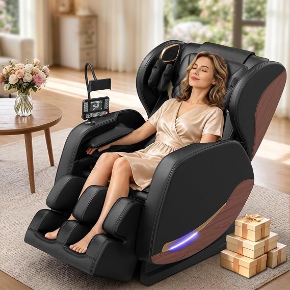 Massage Chair Full Body, 14 Fixed Rollers, Zero Gravity Recliner