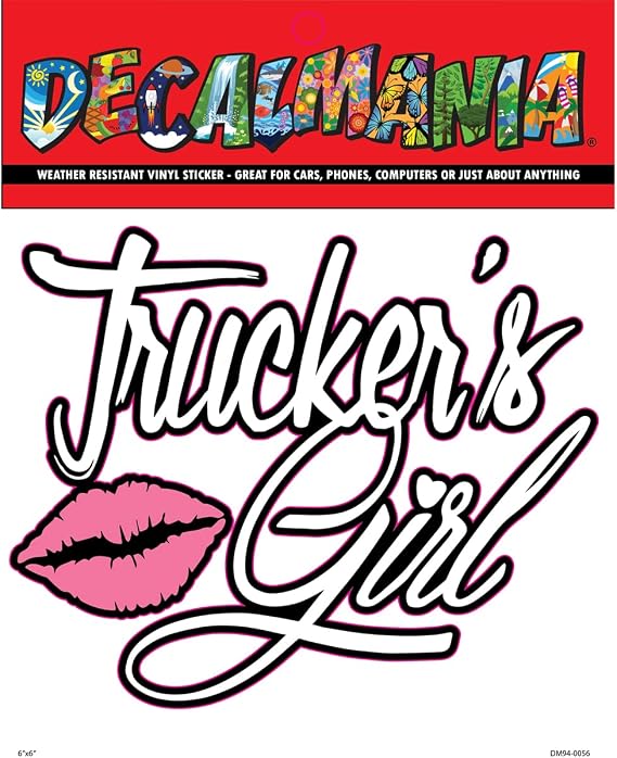 Decal - Truckers Girl 1-Pack - 6in Decal - Truckers Girl 1-Pack - 6in