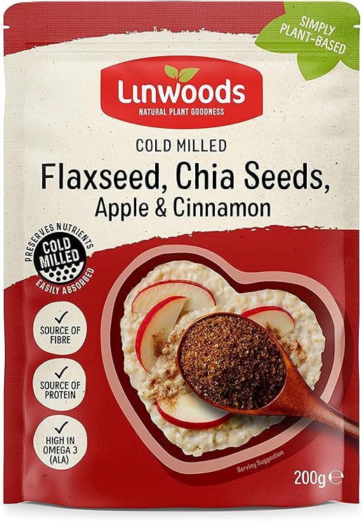 Linwoods Flax, Chia, Apple & Cinnamon 200g x 1