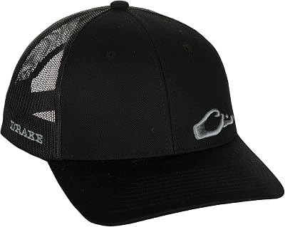 Drake Waterfowl Enid Mesh Back Cap - 6-Panel Construction Blend Cap with Structured Front Panels & Adjustable Snapback