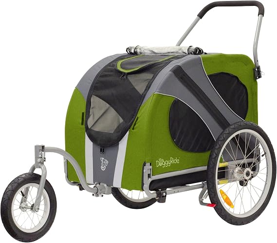 Novel Dog Jogger-Stroller, Outdoors Green