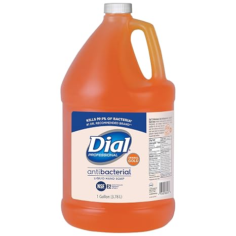 Dial Professional Gold Antibacterial Defense Liquid Hand Soap, 128 Fl Oz