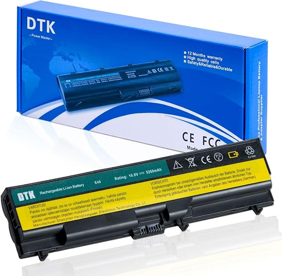 Dtk Laptop Battery for Lenovo Thinkpad E40 E50 Edge 0578 E420 E425 E520 E525 L410 L412 L420 L421 L510 L512 L520 Sl410 Sl410k Sl510 T410 T410i T420 T510 T510i T520 W510 W520 Notebook Battery