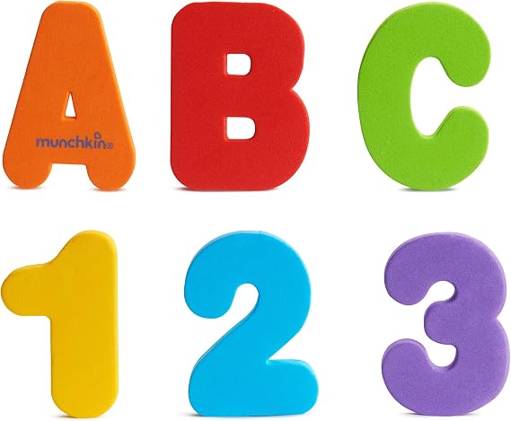 Munchkin LearnTM Bath Letters and Numbers 36pc Toddler Bath Toy