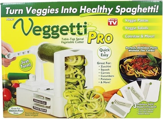 Tabletop Spiral Vegetable Cutter