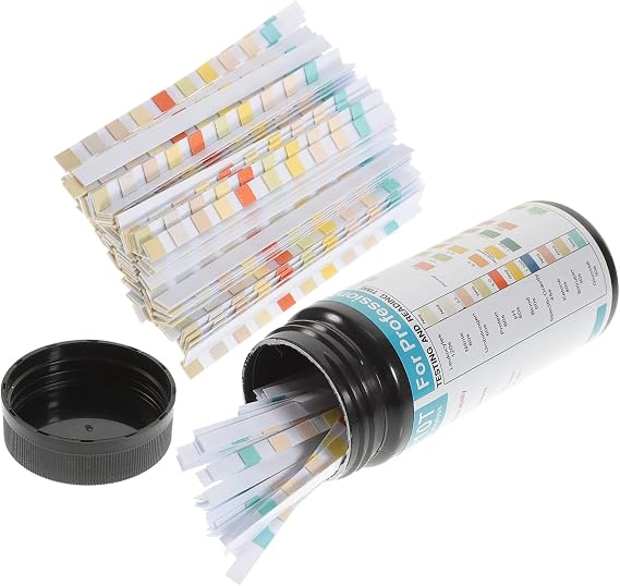 Healvian 10-in-1 Ketone Testing Strip Kit for Home Health Monitoring with Easy-to-Read Results Disposable for