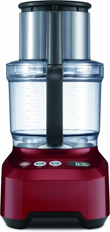 Breville the Sous Chef Pro Food Processor, BFP800CBXL, Cranberry Red
