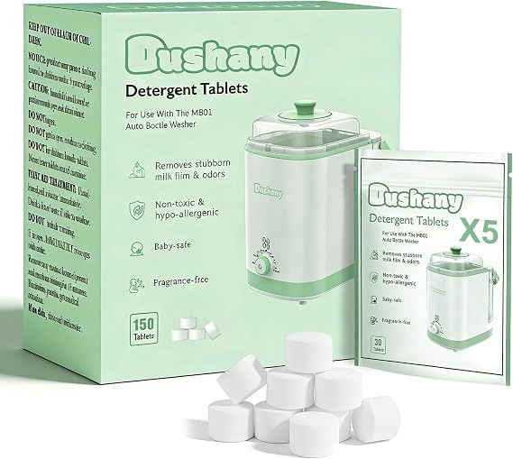 150 Baby Bottle Cleaning Tablets for Milk Residue & Limescale