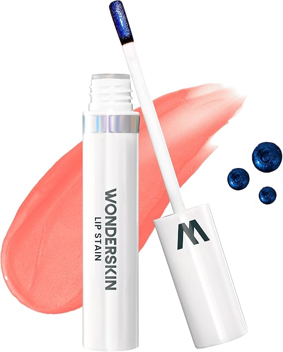 Wonderskin Wonder Blading Lip Stain Peel Off Masque - Long Lasting, Waterproof and Transfer Proof Pink Lip Tint, Matte Finish Peel Off Makeup (Crush Masque)