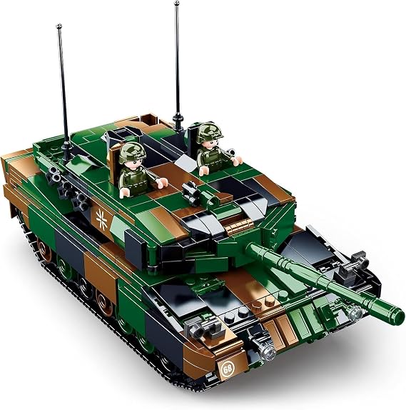 Sluban Modelbricks-leopard 2a5 Main Battle Tank 2in1