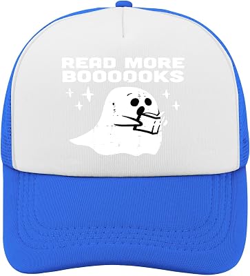 Read More boooooks Mesh Hats Women Humor Boys Trucker Cap