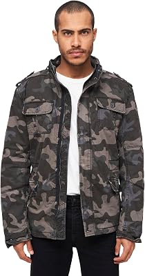 Brandit Men Sherpa-lined Cold-weather Casual Outdoor Classic Field Jacket
