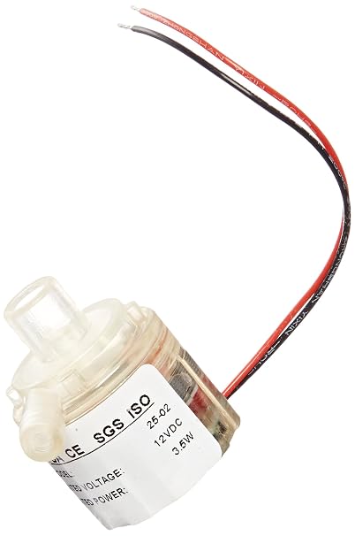 High Temperature(100 'C) DC 12V 1.85L/Min (29GPH) mini Water Pump. Food Grade