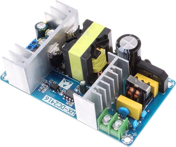 NOYITO AC to DC Isolated Power Module 24V 6A Peak 9A Max High Power Industrial Power Module AC 120V 100V-240V to DC 24V Power Suitable for Civil Industrial Electrical Power Supply (24V 9A)