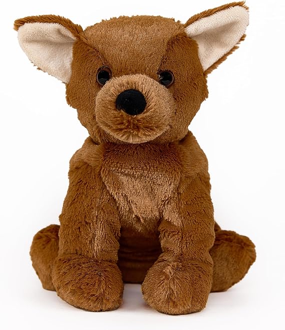 Warmies Microwavable Plush Chihuahua, Heatable Weighted Heat Pad, Lightly Scented with French Lavender - Large