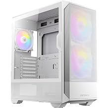 Antec NX416L, Mesh Ön Panel, 2x160mm ve 1x120mm ARGB Fan Dahil, Type-C, Temperli Cam Menteşe Yan Panel, 360mm Radyatör Desteği, Mid-Tower ATX Oyun Kasası, Beyaz