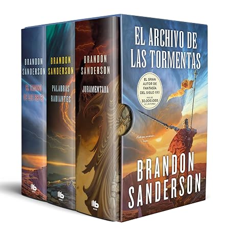 Estuche Archivo de las tormentas / The Stormlight Archive Boxed Set: (The Way of Kings, Words of Radiance, Oathbringer) (Spanish Edition)