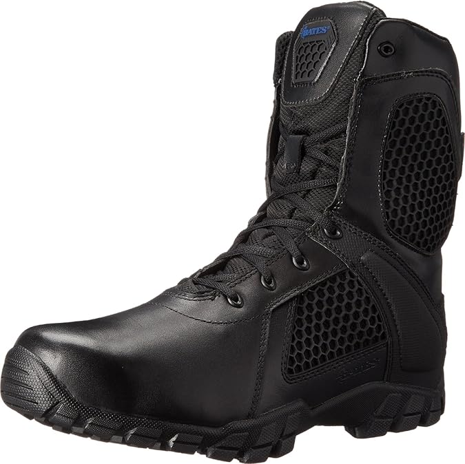Bates Men's 8 Inch Strike Side Zip Waterproof Tactical Boot