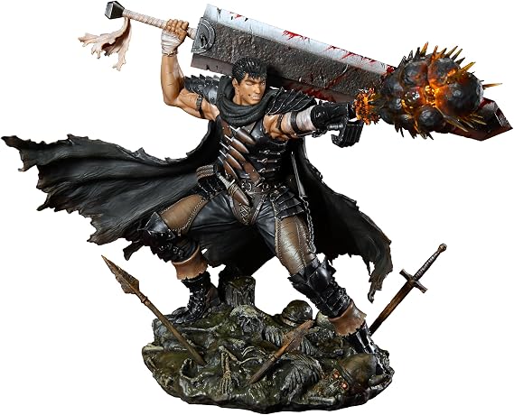 TV Anime Berserk Gatsu The Black Swordsman Version, Approx. 10.4 inches 265 mm, PVC & ABS Pre-painted Complete Figure