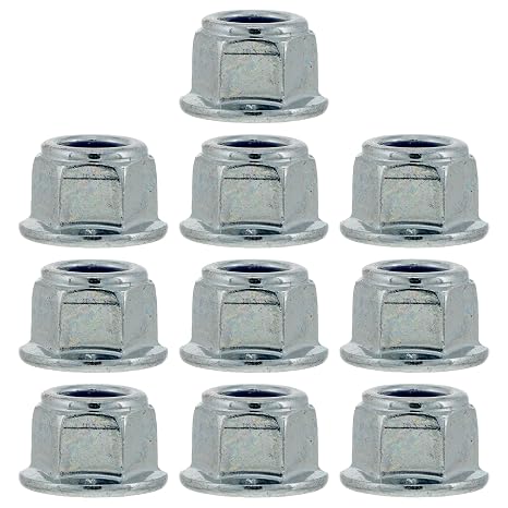John Deere 14M7396 Lock Nut M8 Sabre Sabo TCA15996 TCA15932 (10-Pack)