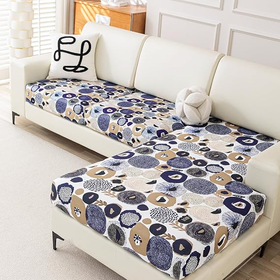 Couch Covers for Sectional L Shaped Modern Print Sofa Chaise Cover