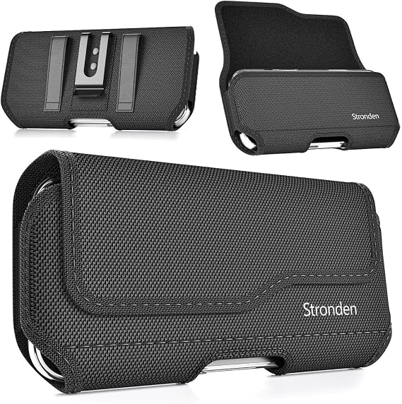 Magnetic Closure Holster for Samsung Galaxy A17, A16 5G, A15, A14, A13, A36, A35, A32, A73 5G, A72, A71, A57, A56, A55, A54, A53, A42, A23, A03s - Nylon Belt Case Pouch