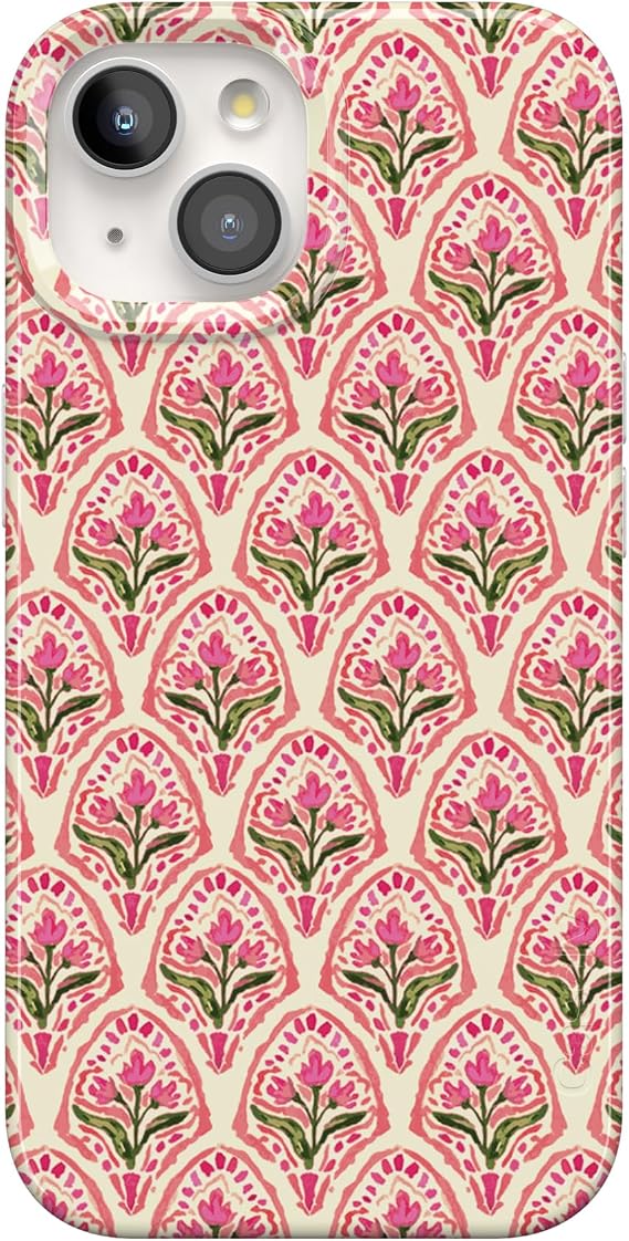 Casely iPhone 15 Case | Tulip Tapestry | Jenna Palek x Casely | Compatible with MagSafe | Classic Ultra Slim Design