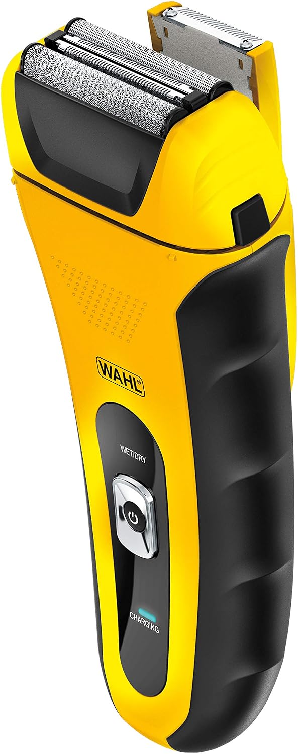 Wahl LifeProof Foil Shavers for Men, Electric Razors, Rechargeable WaterProof WetDry Lithium ion with Precision Trimmers for Beard Shaving and Trimming, by the Brand used by Professionals #7061-100