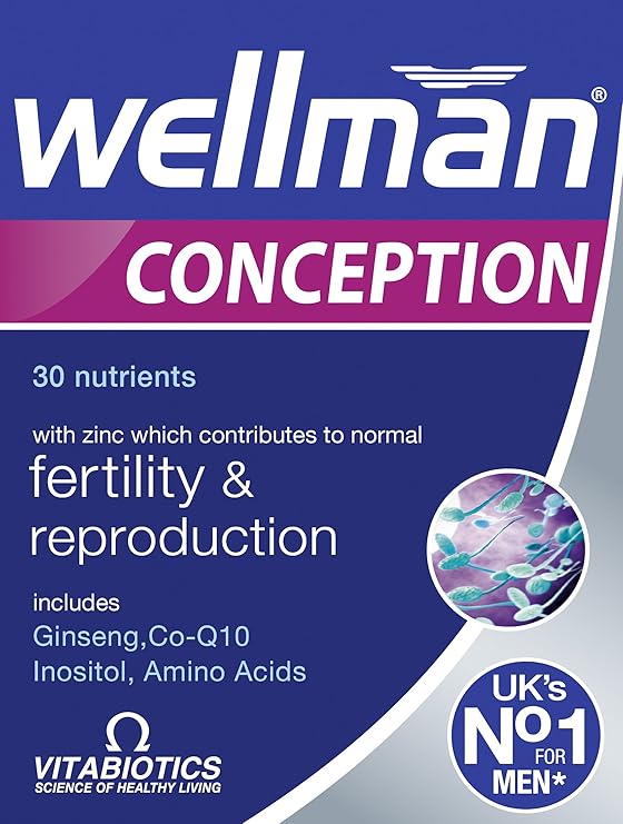 Wellman Wellman Conception Pregnancy Vitamin for Men 30count (Pack of 1)