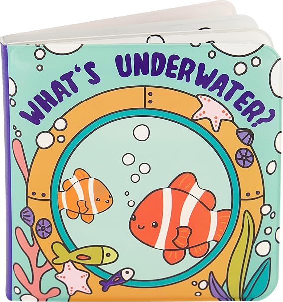 Infantino Bath Book Reusable Color Reveal Ocean Theme