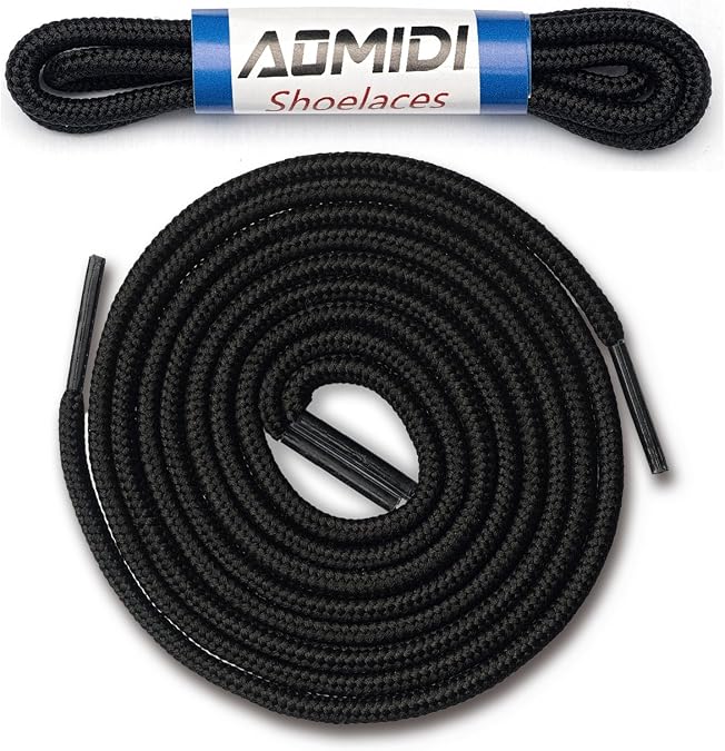 2 Pair Shoelaces Round Athletic Shoes Lace for Boot Laces Shoelaces and Multiple Shoe Types Replacements