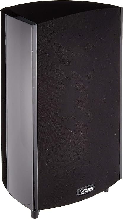 Definitive Technology ProMonitor 1000 2-Way Satellite or Bookshelf Speaker for Home Theater Speaker/Surround Sound System (Single, Black)