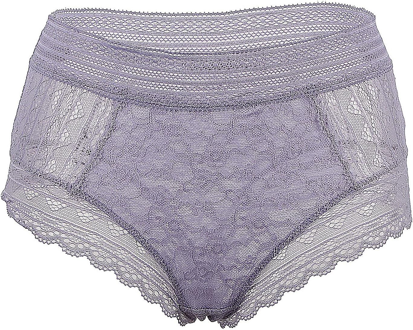 ohyeahlady Womens Sexy Underwear Plus Size Panties Floral Lace Boyshort Cheeky Panty High Waist Soft Briefs Underpants
