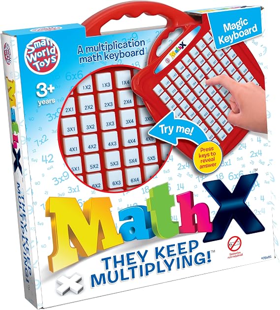 Small World Toys Multiplication Machine Math Game for Kids 3+ | Montessori math toy for kindergarten, homeschool & classroom. Hands-on learning gift that builds multiplication skills.