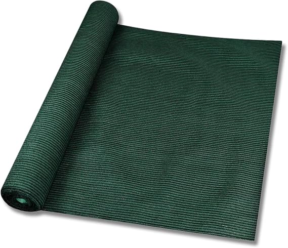 Patio 6' x 50' Sun Shade Fabric Roll 6/8/12 FT Shade Cloth for Patio, Outdoor Mesh Sail Sun Shades Canopy Replacement Pergola Cover for Backyard Deck Porch, Green