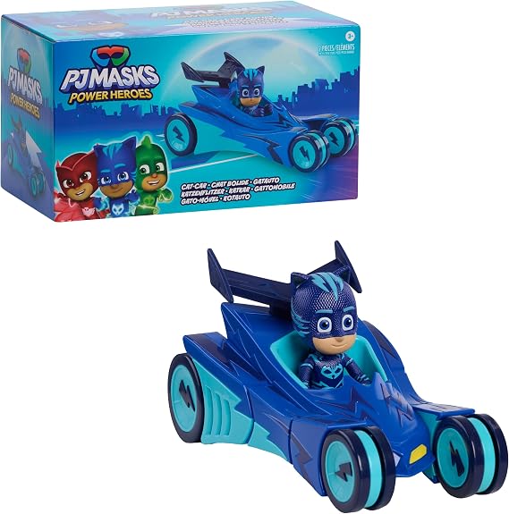 It is a good choice. PJ Masks Conor & Cat Car Catboy Kids Toy Blue PJ Masks Catboy & Cat-Car, 2-Piece Articulated Action Figure and Vehicle Set, Blue, by Just Play