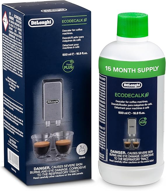 De'Longhi EcoDecalk Universal Descaler, for Coffee Machines 16.90 oz