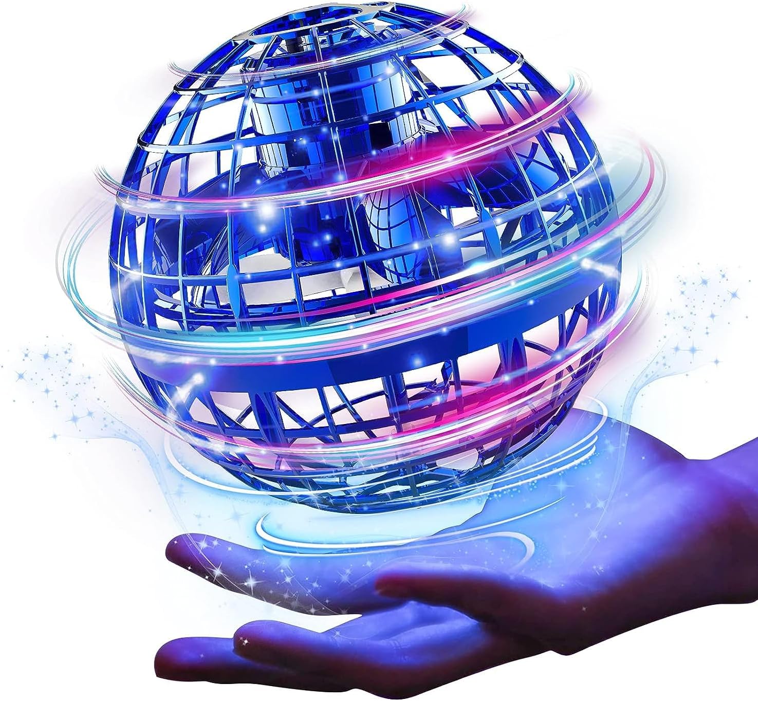 Ciniffo Upgraded Flying Orb Ball Toy, Hand Controlled Boomerang Hover Ball, Cosmic Globe Flying Spinner with Endless Tricks, Cool Toys Gifts for 8 9 10 11 12 Year Old Boys Girls Teens Outdoor Toys