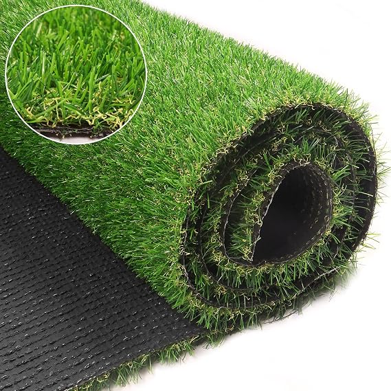 Weidear Artificial Turf Grass 1 ft x 3 ft, Realistic Fake Grass Rug with Drainage Holes, 20MM Indoor Outdoor Lawn Grass Landscape for Backyard Patio, Synthetic Grass Mat for Dogs Pets, Customized