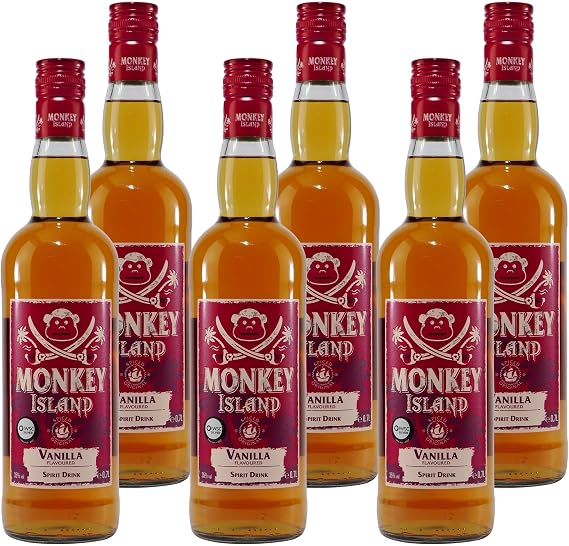 Monkey Island Vanilla Spirit Drink (6 x 0.7L)
