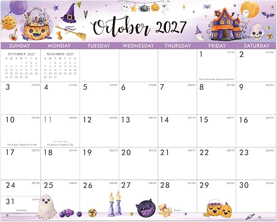 2027 Magnetic Calendar - 2027 Calendar, Wall Calendar, 8" 10" | Jan. 2027 - Dec. 2027, Magnetic Calendar for Refrigerator, Tear-off Pad, Perfect Fridge Calendars for Refrigerator