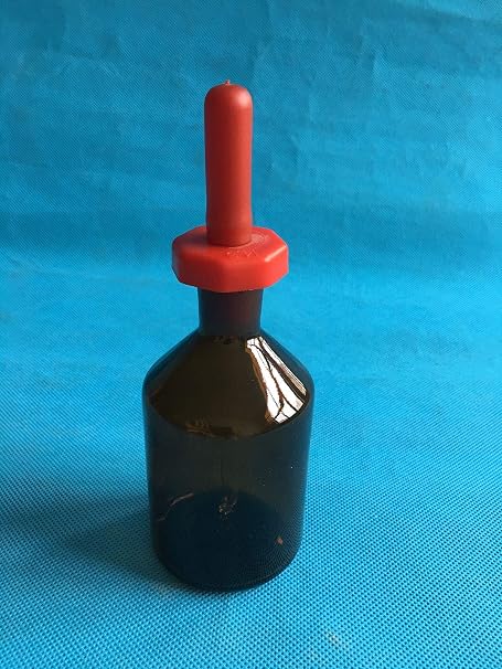 Amber Glass Dropper Bottle Drop Reagent Lab (60ml) 2oz
