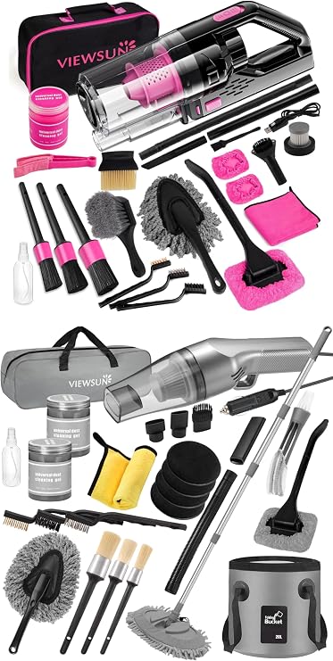 38 Car Vacuum Pink Auto Accessories for Women Gift