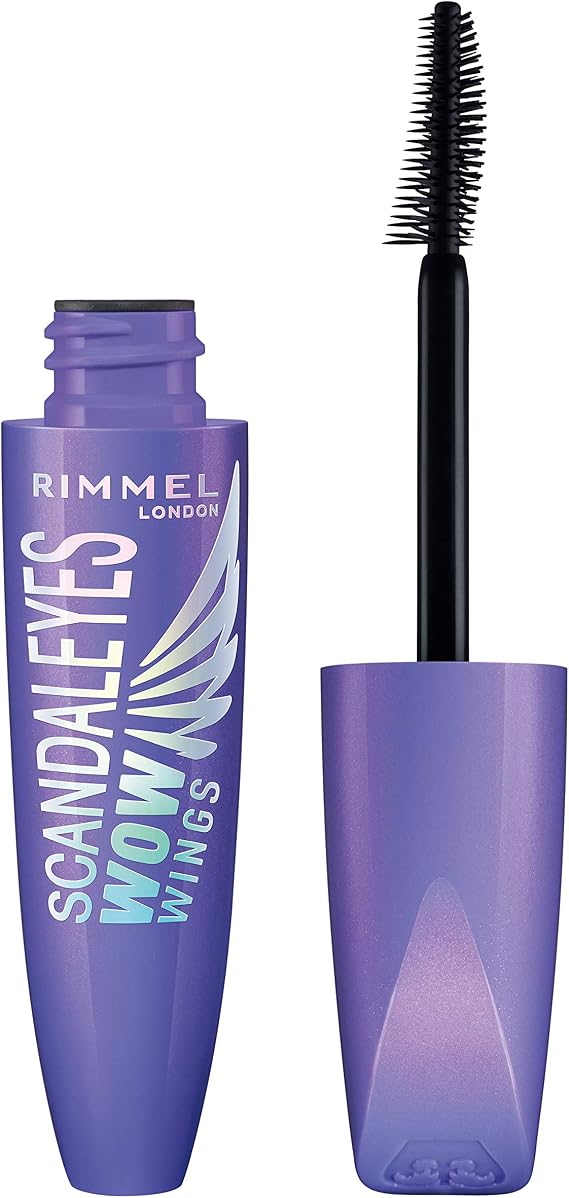 Rimmel Scandaleyes WOW Wings Volumising Mascara, Black, 12 ml