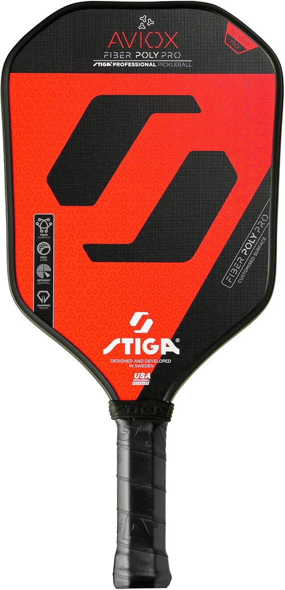 STIGA Aviox Pickleball Paddle | Midweight Paddle - USAPA Approved - Designed in Sweden